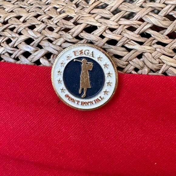 1995, 50th U.S. Women’s Open, Straw Hat w/ Collectors Pins,The Broadmoor, CO - Picture 4 of 10